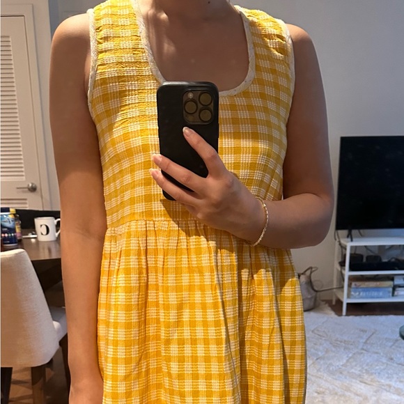 Ace & Jig Teasdale Dress Gingham Sz Small - Picture 3 of 4